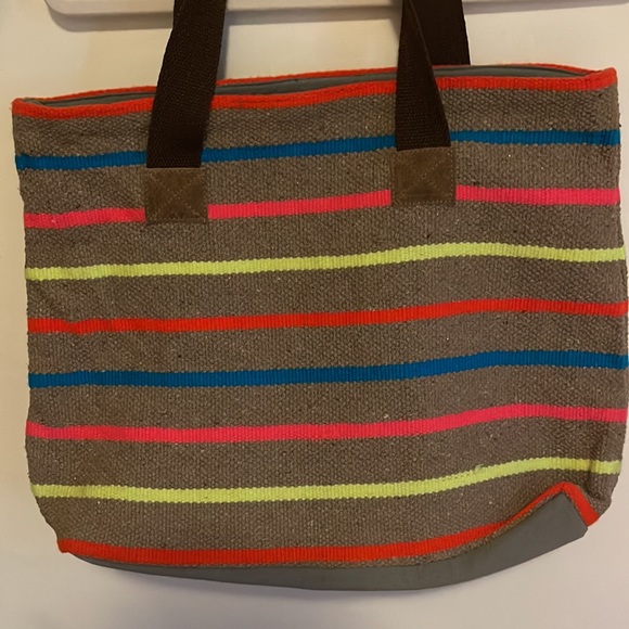 day a day Tote Bag Neon Stripes - Picture 2 of 9
